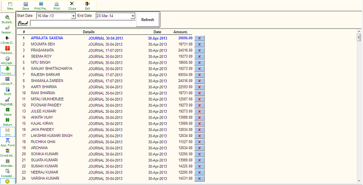 Update Transaction